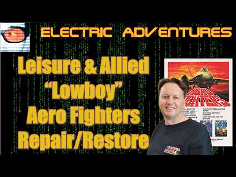 Aero Fighters Leisure and Allied Original Low Boy Arcade Cab Restoration
