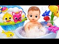 Bubble Full Wash With The Exciting Baby Shark Melody Bubble Toy PinkyPopTOY