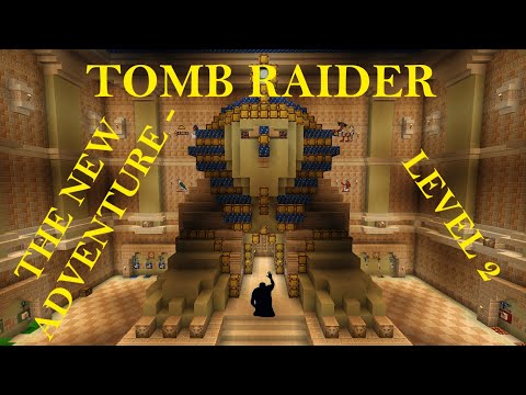 Let's open up the sphinx! Tomb Raider: The new adventure - level 2 | Minecraft map