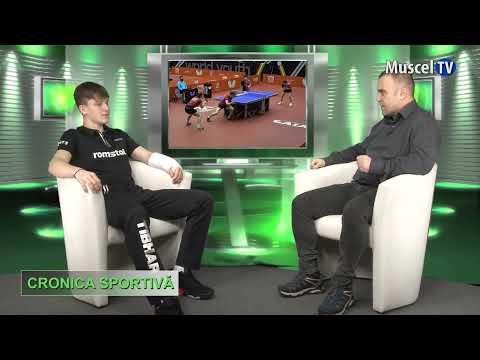 Jurnal Muscel TV 20.12.2021 SPORT - tenis de masă – Iulian Chirița la Muscel TV