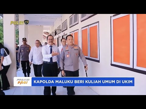 KAPOLDA MALUKU BERI KULIAH UMUM DI UKIM