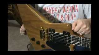 Video thumbnail for 1981 Gibson Explorer E/2 Guitar Review By Scott Grove E2 by Groovy Music Lessons