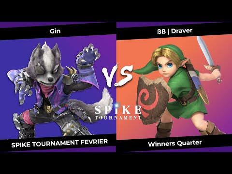 SpikeT Février Winners Quarter - Gin (Wolf/Jigglypuff) VS ßß | Draver (Young Link)