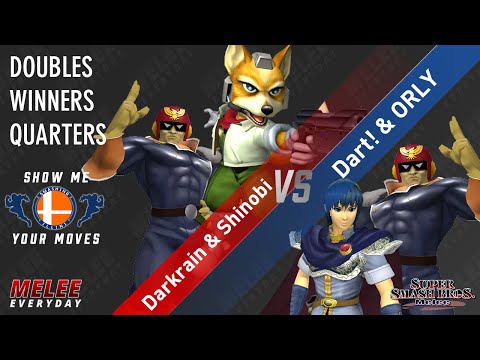 SMYM 17 - Darkrain & Shinobi (Fox, C. Falcon) vs. Dart! & ORLY (C. Falcon, Marth) - SSBM - Dbls, WQ