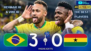 SHOW DE NEYMAR E VINI JR! A SELEÇÃO BRASILEIRA HUMILHOU GANA E APLICOU UMA GOLEADA HISTÓRICA !