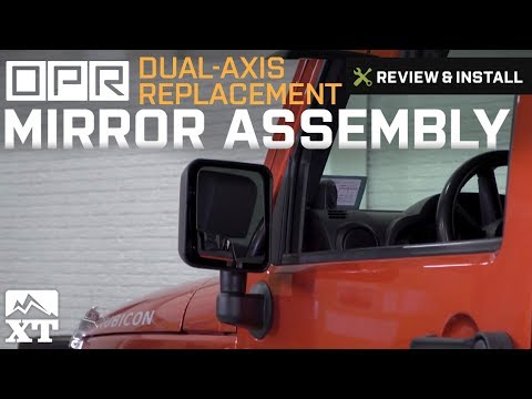 Jeep Wrangler OPR Dual-Axis Replacement Mirror Assembly (2007-2017 JK) Review & Install