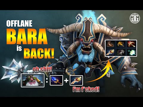 Offlane Barathrum is BACK! Sniper Divine Rapier DROPPED!