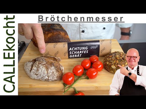 Nie wieder Krümel: Das scharfe Brötchenmesser ist da! 🥐