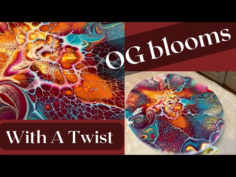 #253 KILLER Webbing OG Blooms with a Twist | Acrylic Pour Painting | Abstract | Fluid Painting