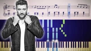 WHERE I GO WHEN I DRINK (Chris Young) - Piano Tutorial + SHEETS