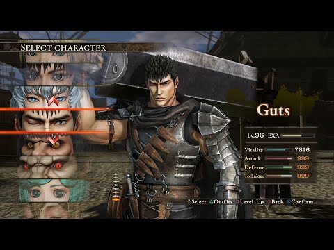 Berserk and the Band of the Hawk All Characters [PS4]