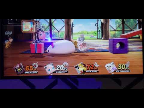 SSBU: Samus vs. Jigglypuff vs. Duck Hunt Duo vs. The Ice Climbers