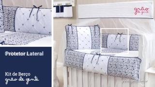 Kit Berço Náutico Marinho | Ref: 54856