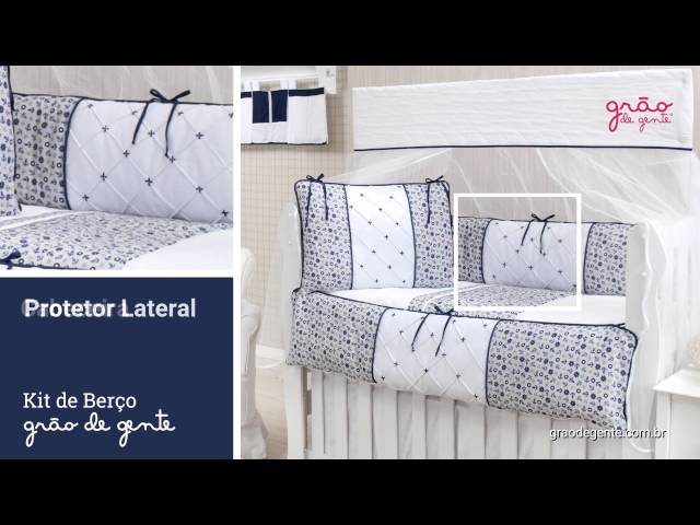 Kit Berço Náutico Marinho | Ref: 54856