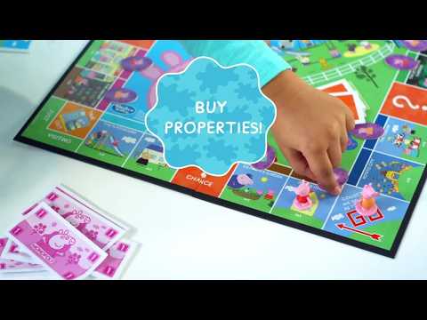 Monopoly Junior: Peppa Pig Edition Board Game for 2-4 Players, For Kids Ages 5 and Up thumbnail