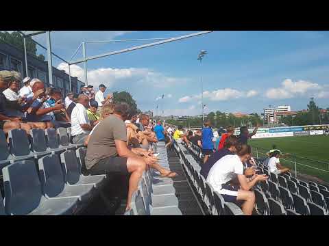 Asker Fotball - Nybergsund IL Trysil 3-0 scoring på heading fra Alagie Sanyang 2. Juni 2018