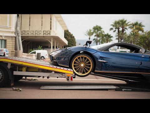 Pagani Huayra Roadster Expensive Unloading Fail