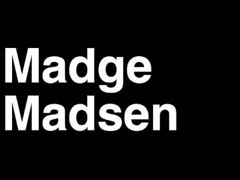 How to Pronounce Madge Madsen Warehouse Dunder Mifflin The Office TV Show US NBC Bloopers