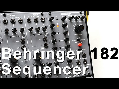 Обзор секвенсора Behringer 182 Sequencer