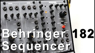 Video thumbnail for Behringer 182 Sequencer ~ review & some other sequencers by synthe sizer83