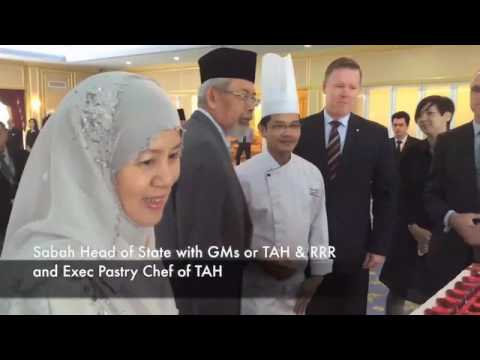 Special Birthday Cake made for Sabah Head of State by Shangri-La's Tanjung Aru Resort and Spa