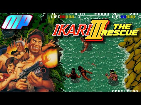 Ikari III The Rescue (Arcade) Playthrough longplay retro video game