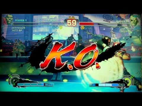 SSF4 - jackness25 (Balrog) Vs. CRK BTS (Sagat)