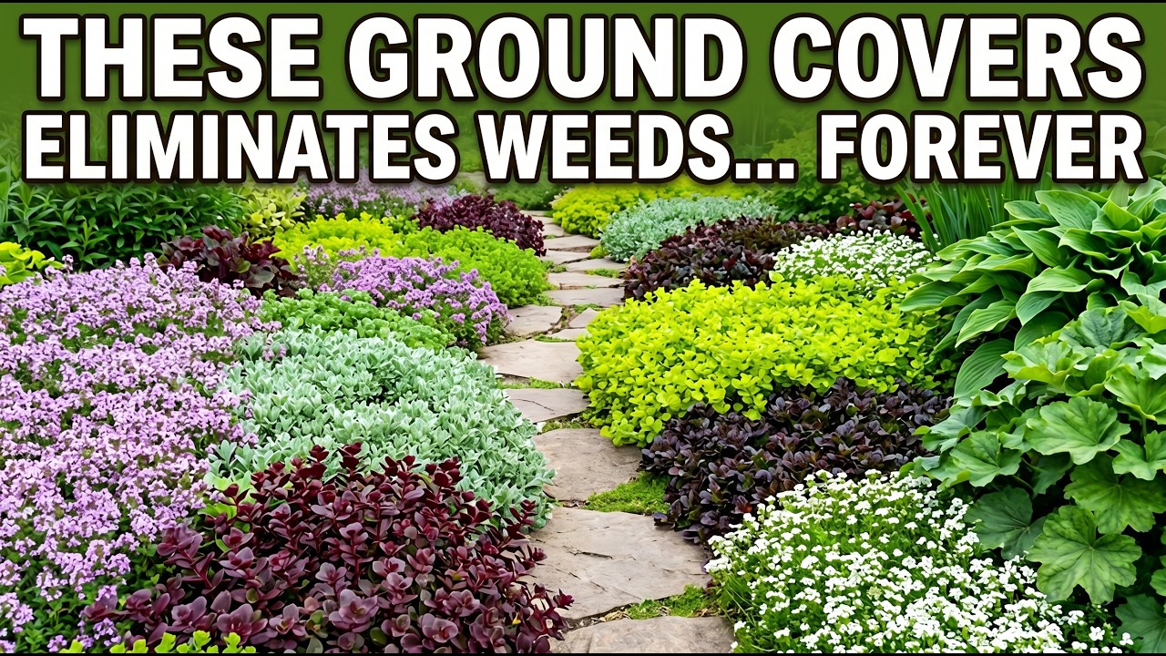Stop Weeding Forever! 9 Ultimate Ground Covers That Kill Weeds