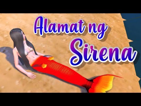 Alamat ng Sirena | May Aral na Mga Kwentong Pambata Tagalog | Filipino Fairy Tales | Sims 4 Story Video