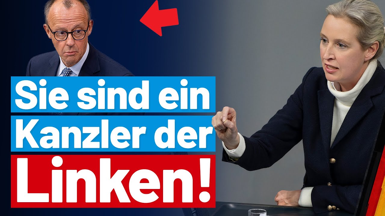 Alice Weidel rechnet mit Wahlbetrüger Merz ab! - AfD-Fraktion im Bundestag
