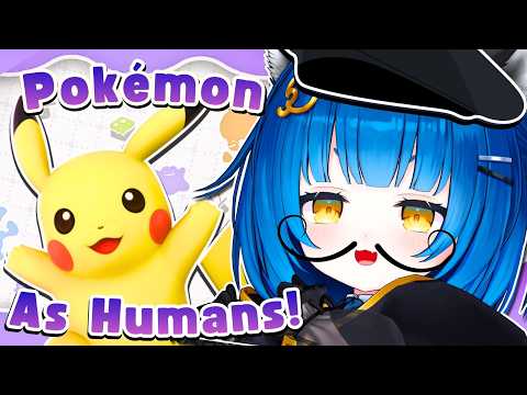 【DRAWING】Designin Pokémons as Humans! 🕹️【Poko Rakun】