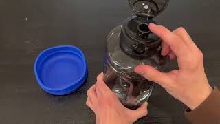 ALBTUB Dog Water Bottle and Large Dog Travel Bowl Combo for Hunting, Hiking, Beach Camping, Park Wal