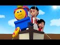 Row Row Row Your Boat | Nursery Rhymes | Children Songs | Bob The Train Kids Tv Cartoon Videos