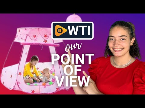 Kids Tent Pink Princess Teepee Ball Pit Toddler Tent Girl Easy Pop Up Fold into a Carrying Case for Indoor Outdoor Portable Childrens Play Tents - WTI product video review