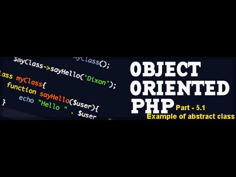 OOPS concepts in PHP Abstract Class | Part 5 1