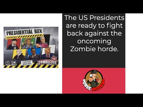 The Purge: # 3438 Zombicide (2nd Edition): Presidential Box: It is time for the US Presidents to get down with the zombies
