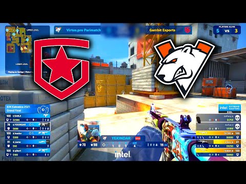 Gambit vs Virtus.pro - IEM Katowice 2021 - VERTIGO Highlights