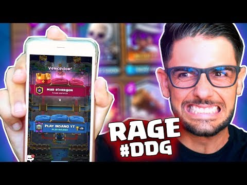 RAGE DECK GELO TEY NO CLASH ROYALE #DECKDAGALERA