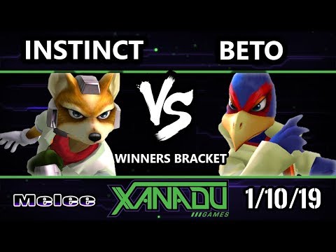 S@X 284 SSBM - Instinct (Fox) Vs. Beto (Falco) Smash Melee Winners Round 1