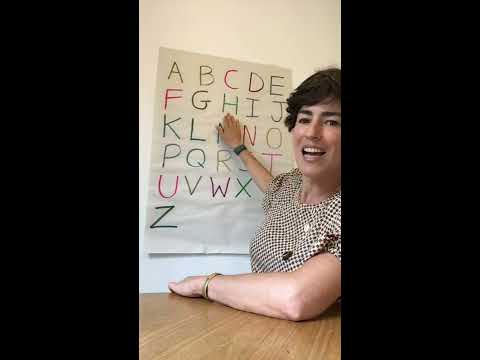 L’alphabet. Le langage écrit. Petite section. Confinement. 1er mai 2020