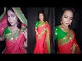 Male To Female Transformation Makeover Boy Became Girl Transformation Crossdresser Saree Draping