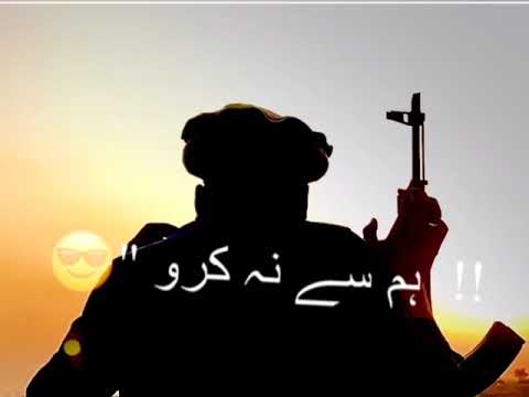 New pathan attitude status#whatsapp status