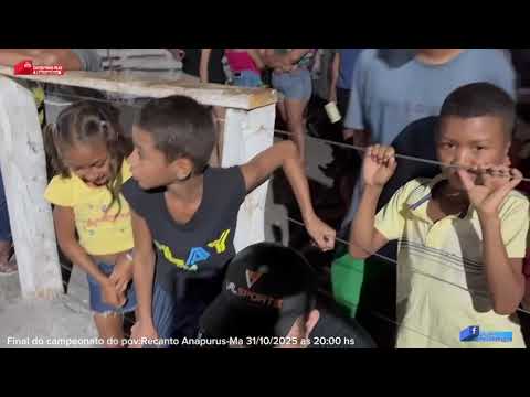 Final do campeonato do pov: Recanto Anapurus-Ma 31/10/2025 as 19:00 horas 