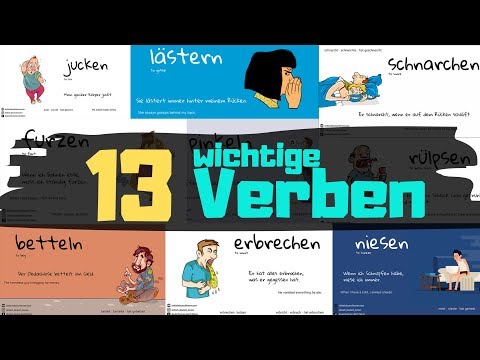 13 wichtigste Verben für den Alltag - Deutsch lernen durch Hören