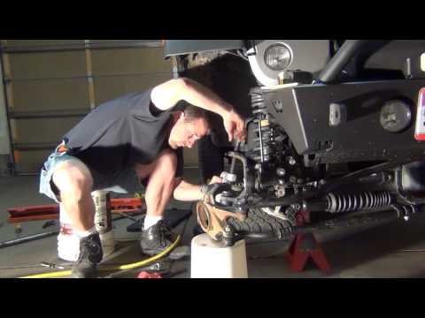 Installing Dynatrac Pro Steer Ball Joints 2015 JK Rubicon