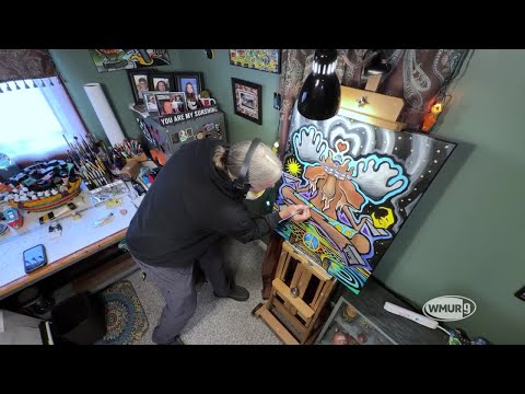 NH Chronicle: Cosmic Moose Art  - The Wild World of Charlie Kuizinas