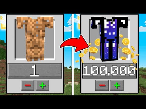 ARMATURA 1€ vs ARMATURA 100.000€ - MINECRAFT ITA