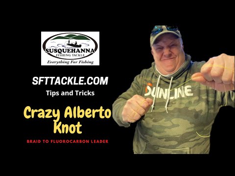 Crazy Alberto Knot - Strongest Braid to Leader Knot - Fishing Tips and Tricks - SFTtackle.com