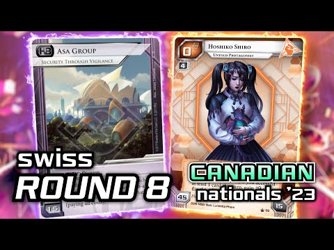 Netrunner Canadian Nationals 2023: Swiss Round 8 - Android: Netrunner