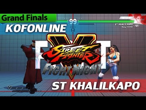 【Grand Finals】K0fonline (M. Bison) vs ST Khalilkapo (Laura) - Street Fighter V Fight Night #02
